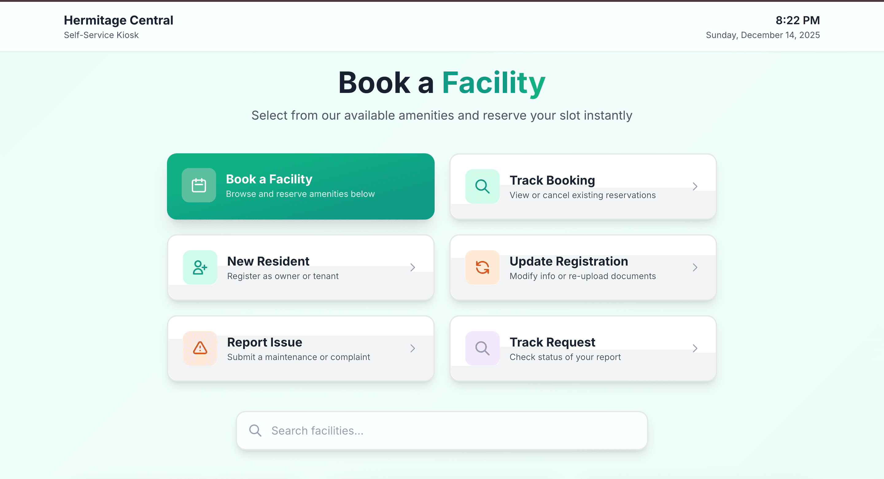 Facility Management System (FMS) screenshot 2