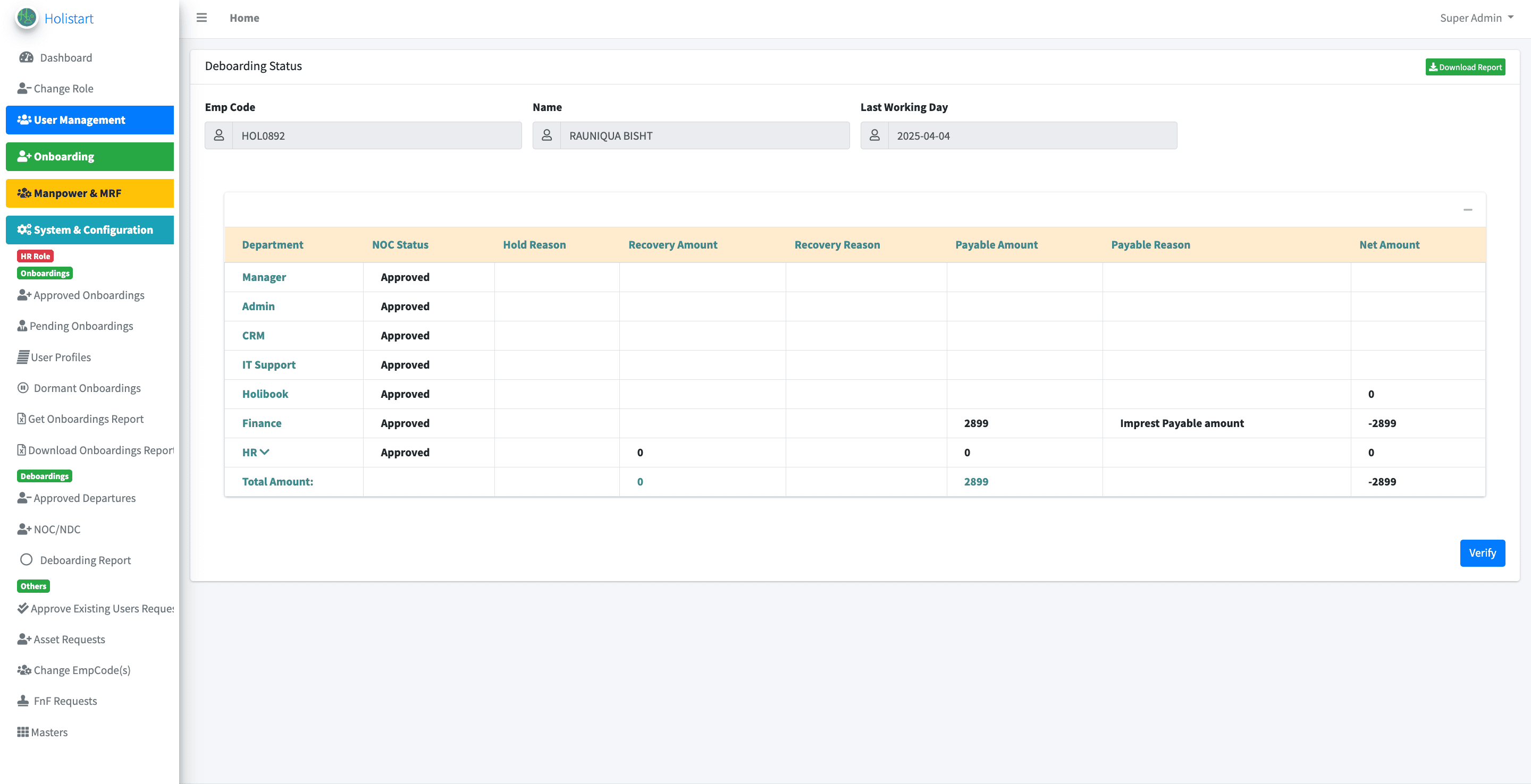 Holistart Workforce Onboarding Platform screenshot 4