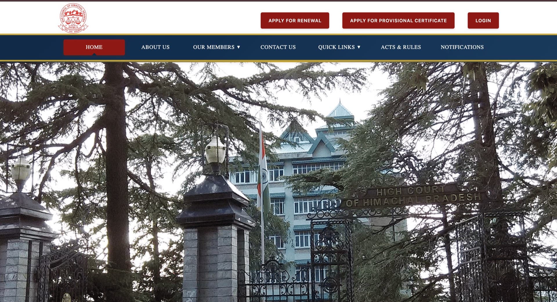 HP Bar Council Digital Enrollment System